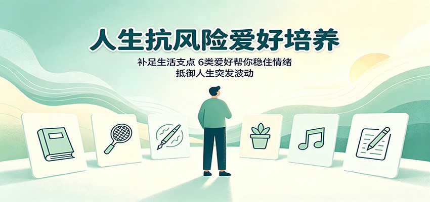 人生抗风险爱好培养：补足生活支点，6类爱好帮你稳住情绪，抵御人生突发波动-小艾项目网