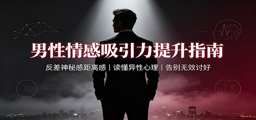 男性情感吸引力提升指南：反差神秘感距离感，读懂异性心理，告别无效讨好-小艾项目网