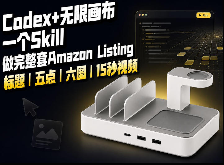我用一个Codex Skill做完Amazon Listing：标题、五点、六图和视频全流程-小艾项目网