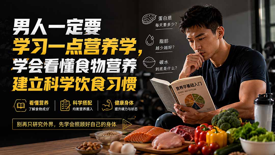 付费文章：男人一定要学习一点营养学，学会看懂食物营养建立科学饮食习惯-小艾项目网