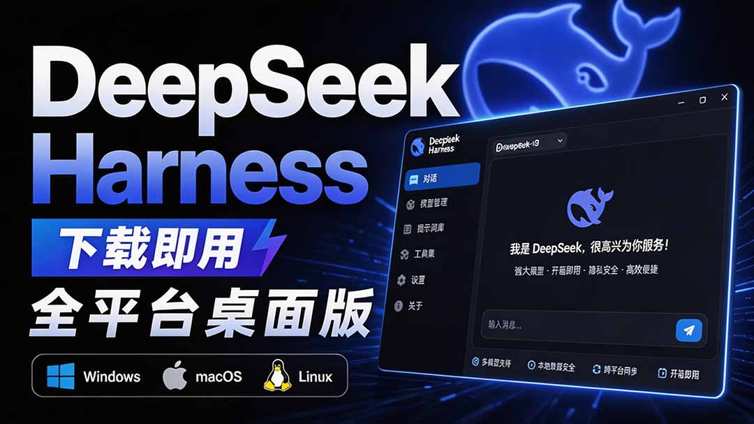 Github上近20万 Stars ,Harness 现在可以双击运行使用了, Harness 全平台桌面版 DSH Desktop-小艾项目网