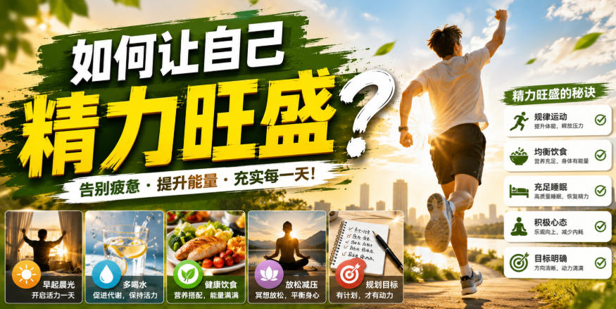 付费文章：如何让自己精力旺盛？-小艾项目网