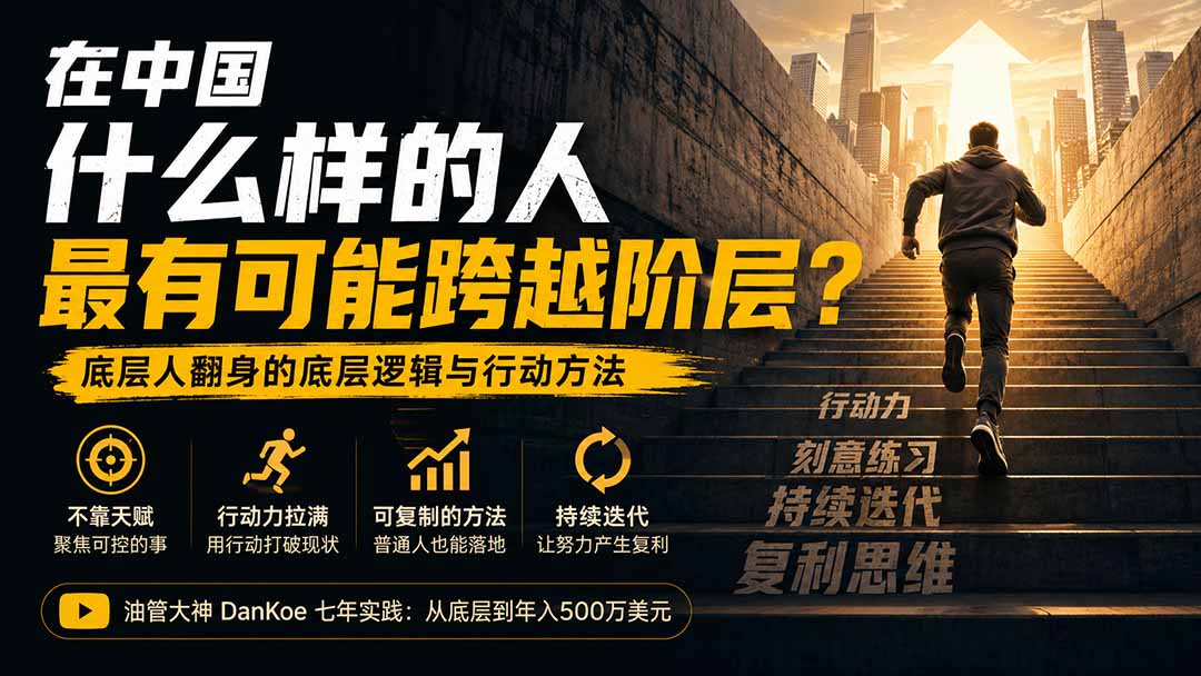 付费文章:在中国什么样的人最有可能跨越阶层?底层人翻身的方法!-小艾项目网