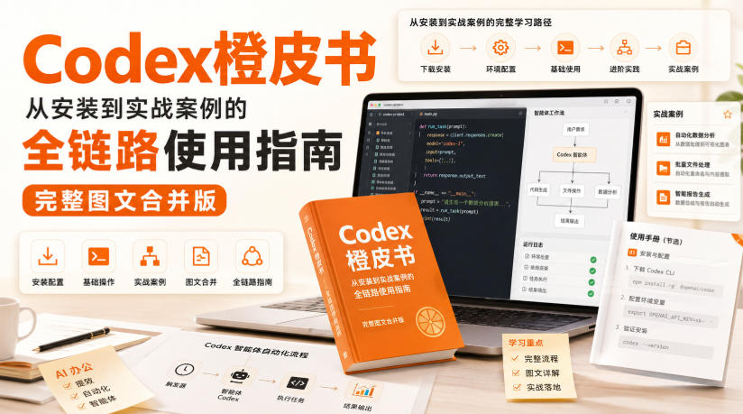Codex橙皮书,从安装到实战案例的全链路使用指南,完整图文合并版-小艾项目网