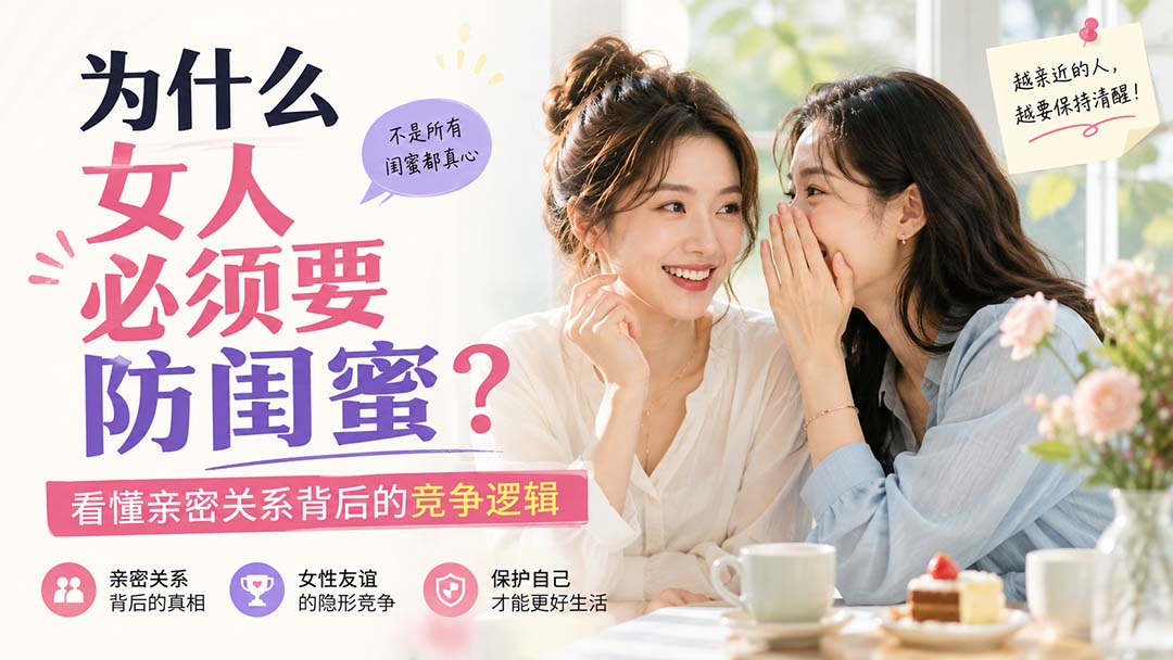 付费文章:为什么女人必须要防闺蜜?看懂亲密关系背后的竞争逻辑-小艾项目网