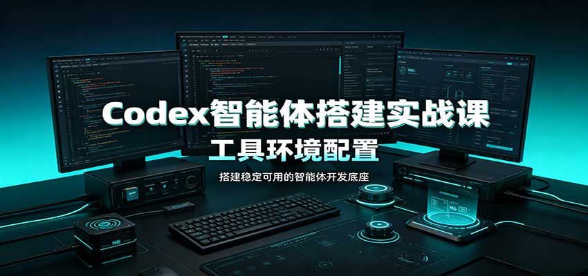 Codex智能体搭建实战课:工具环境配置,自定义技能开发,多业务自动化教学-小艾项目网