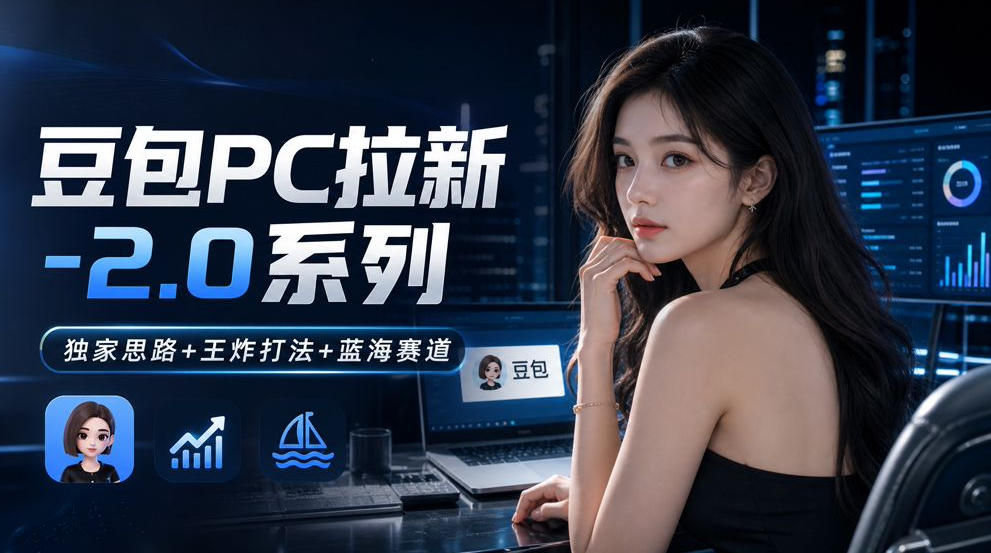 豆包PC拉新2.0系列-独家思路+王炸打法+蓝海赛道-小艾项目网