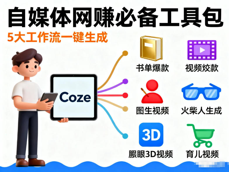 Coze工作流合集，内容一共100份左右，内容丰富，可以提供工作效率-小艾项目网