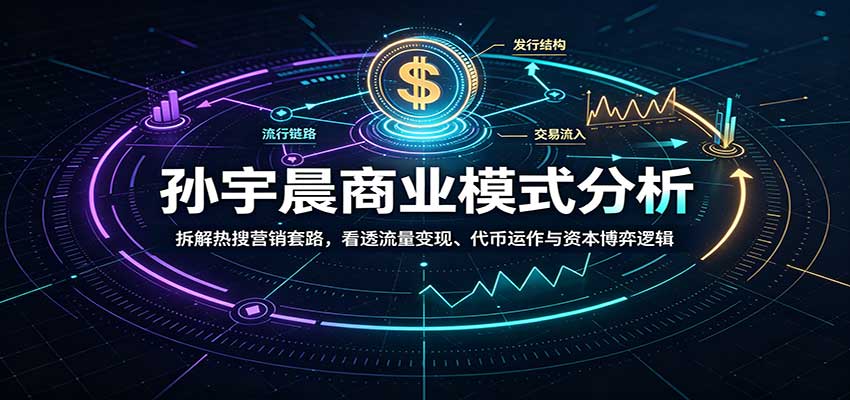 孙宇晨商业模式分析：拆解热搜营销套路，看透流量变现、代币运作与资本博弈逻辑-小艾项目网