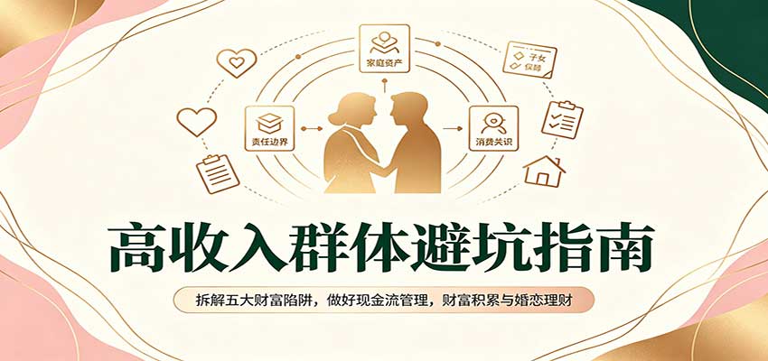 高收入群体避坑指南:拆解五大财富陷阱,做好现金流管理,财富积累与婚恋理财-小艾项目网