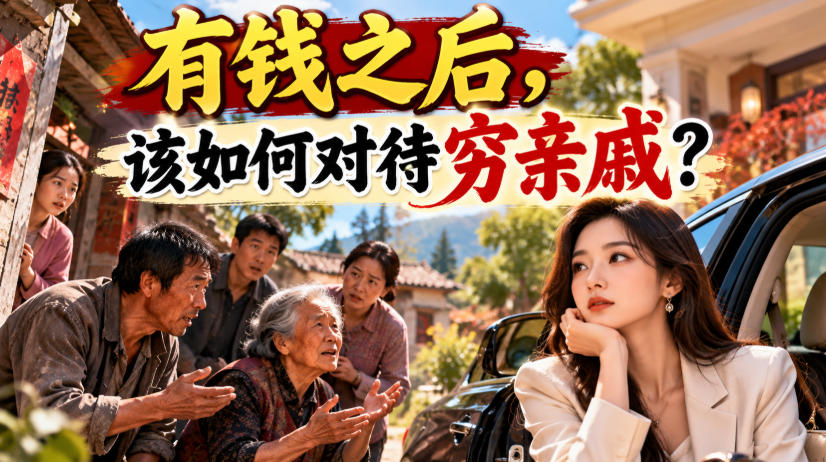 某公众号付费文章:有钱之后,该如何对待穷亲戚?-小艾项目网