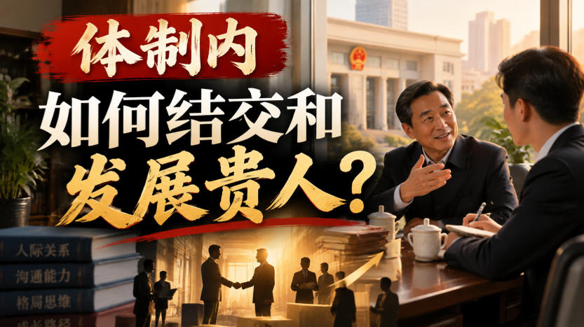 某公众号付费文章：体制内，如何结交和发展贵人?-小艾项目网