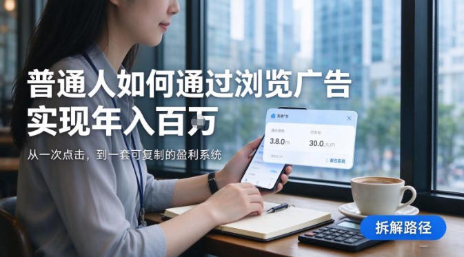 2026最新技术，24小时全自动浏览广告，全网独家项目，单台设备日入200+新手小白可快速上手，支持实地学习实地考察【揭秘】-小艾项目网