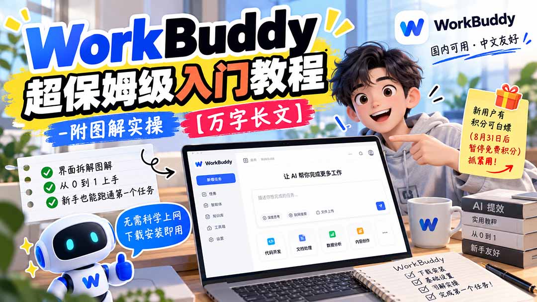 WorkBuddy 超保姆级入门教程-附图解实操 【万字长文】-资源宝库
