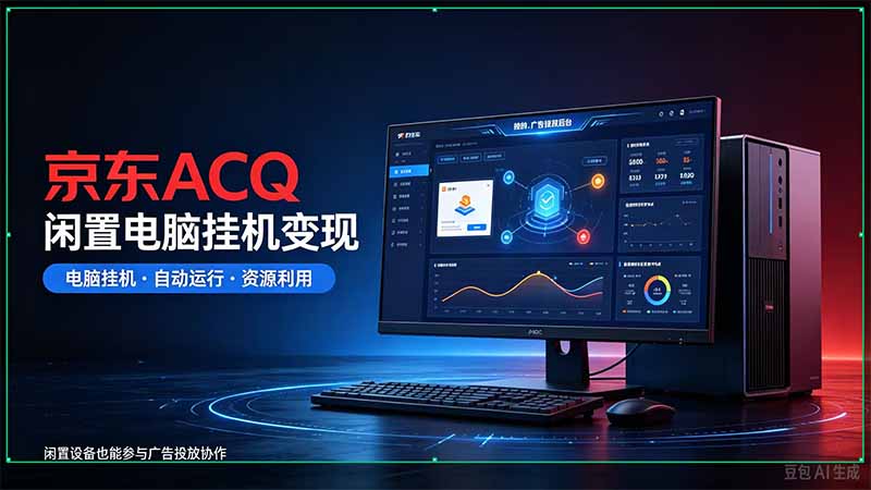 京东ACQ是什么?闲置电脑挂机采集项目拆解-小艾项目网