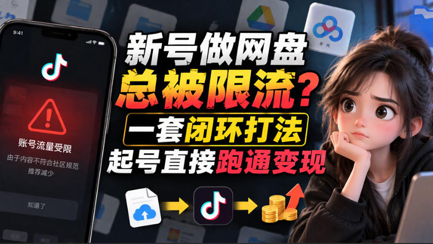 小白新号过限流:别发链先养号,12步SOP直接抄-小艾项目网