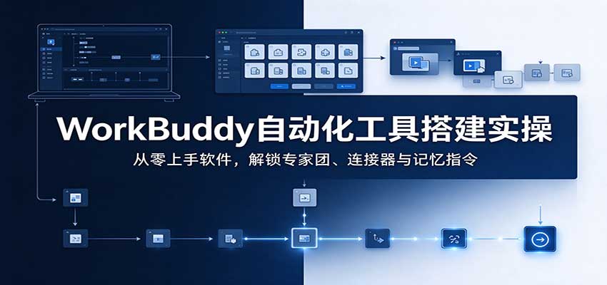 WorkBuddy自动化工具搭建实操：从零上手软件，解锁专家团、连接器与记忆指令-小艾项目网
