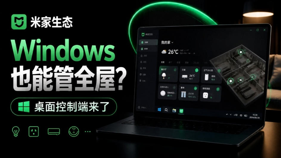 Windows电脑也能管全屋？这下真省心，米家生态桌面控制端来了，Github最新开源，MiHome-Windows-小艾项目网