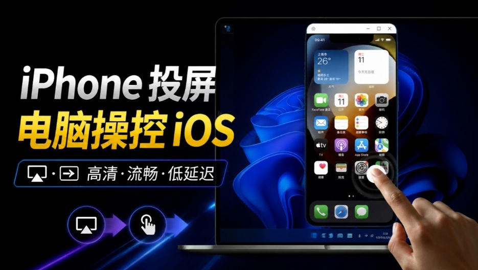 iPhone投屏到Windows电脑,还支持操控IOS系统,多台设备能同时上屏,有点意思iPhoneMirror-小艾项目网