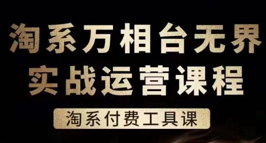 淘系万相台无界实战运营课，淘系付费工具课-小艾项目网