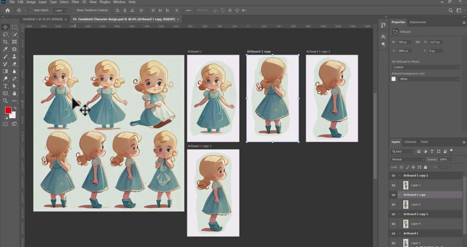 图片[7]-掌握 MidJourney V5 AI + ChatGPT创建一致的角色设计图像-22节课-中英字幕-小艾项目网