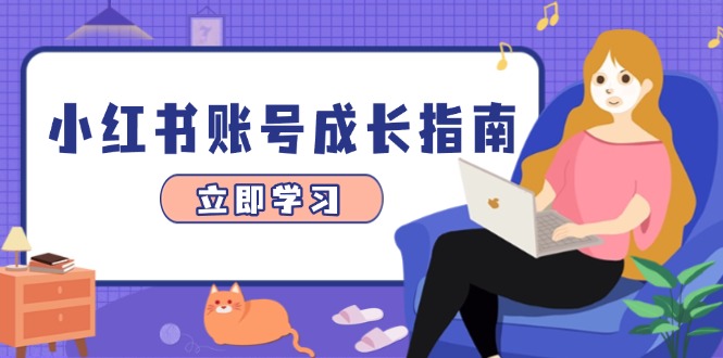 小红书账号成长指南，爆款选题+精准定位+数据分析，系统提升账号变现能力-小艾项目网