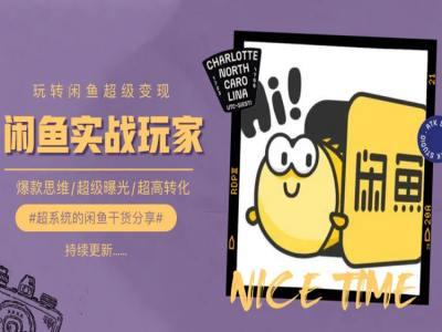 手把手教你0到1系统玩转闲鱼变现，爆款思维/超级曝光/超高转化-小艾项目网