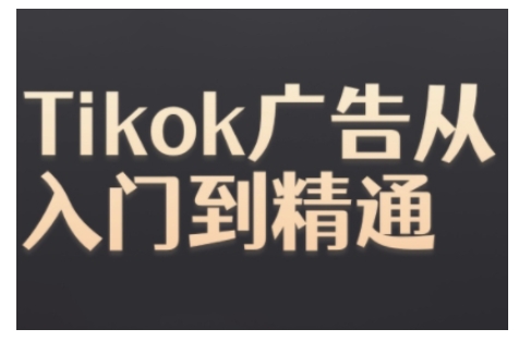 Tiktok Ads实操教程，Tiktok广告从入门到精通-小艾项目网