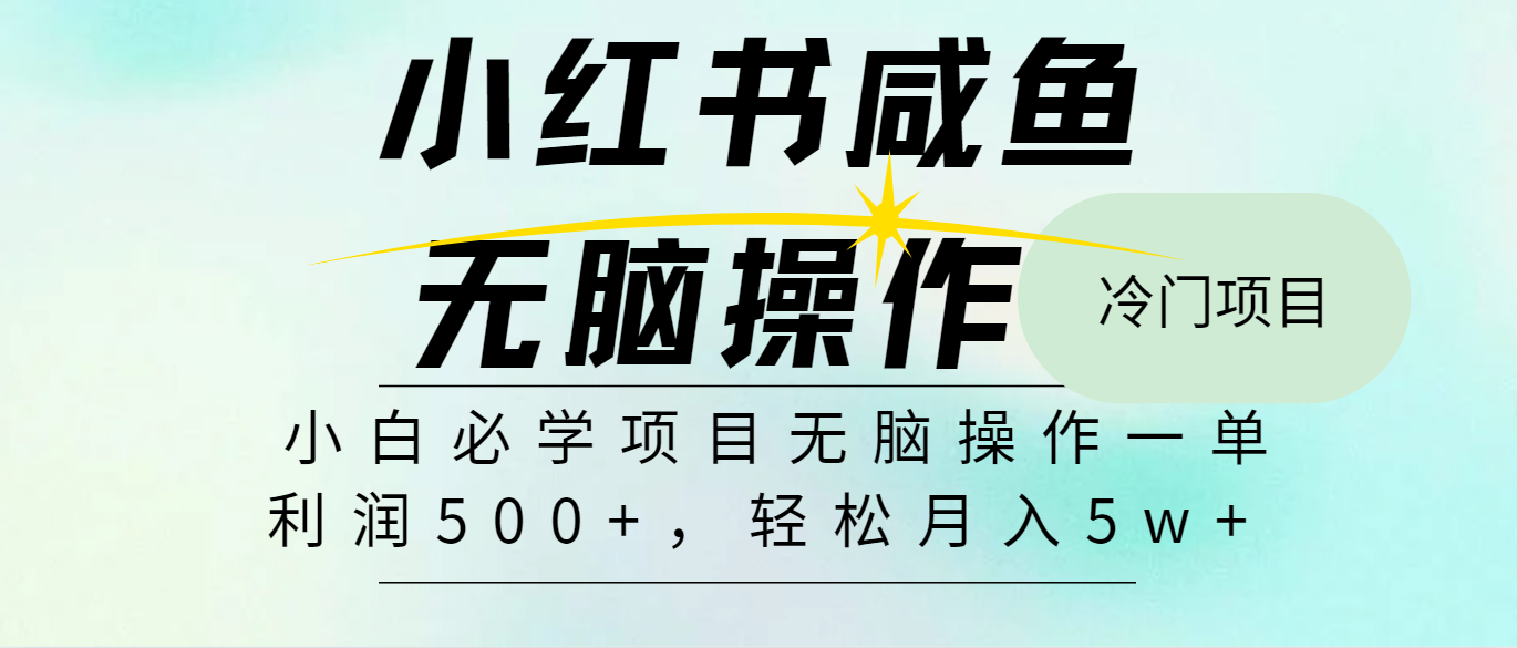 全网首发2024最热门赚钱暴利手机操作项目，简单无脑操作，每单利润最少500+-小艾项目网