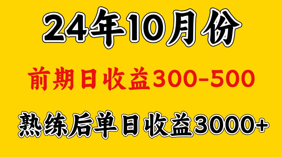 高手是怎么赚钱的.前期日收益500+熟练后日收益3000左右-小艾项目网