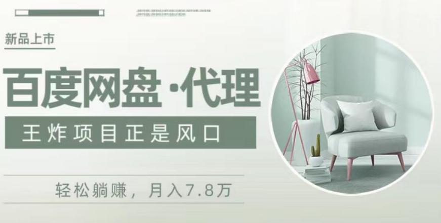 度盘代理，月入7w保姆级全方位教程-小艾项目网