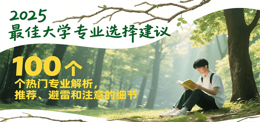 2025最佳大学专业选择建议，100个热门专业解析，推荐、避雷和注意的细节-小艾项目网
