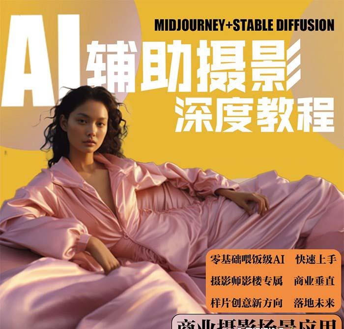 (8727期)2024年AI辅助摄影人工智能商业应用摄影课程(37节课)-小艾项目网