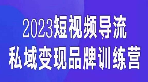 短视频导流·私域变现先导课，5天带你短视频流量实现私域变现-小艾项目网