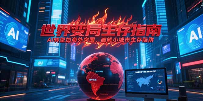 付费文章《世界变局生存指南，AI转型加海外突围，破解小城市生存陷阱》-小艾项目网