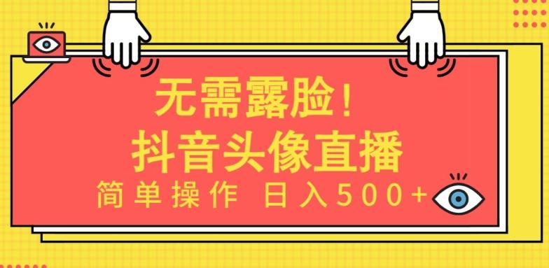 无需露脸，Ai头像直播项目，简单操作日入500+【揭秘】-小艾项目网