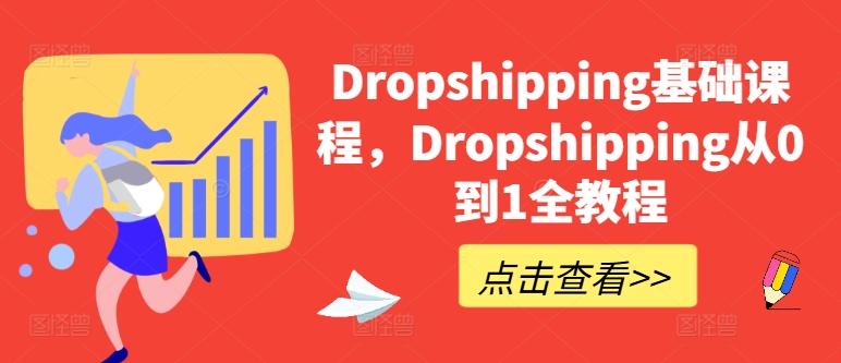 Dropshipping基础课程，Dropshipping从0到1全教程-小艾项目网