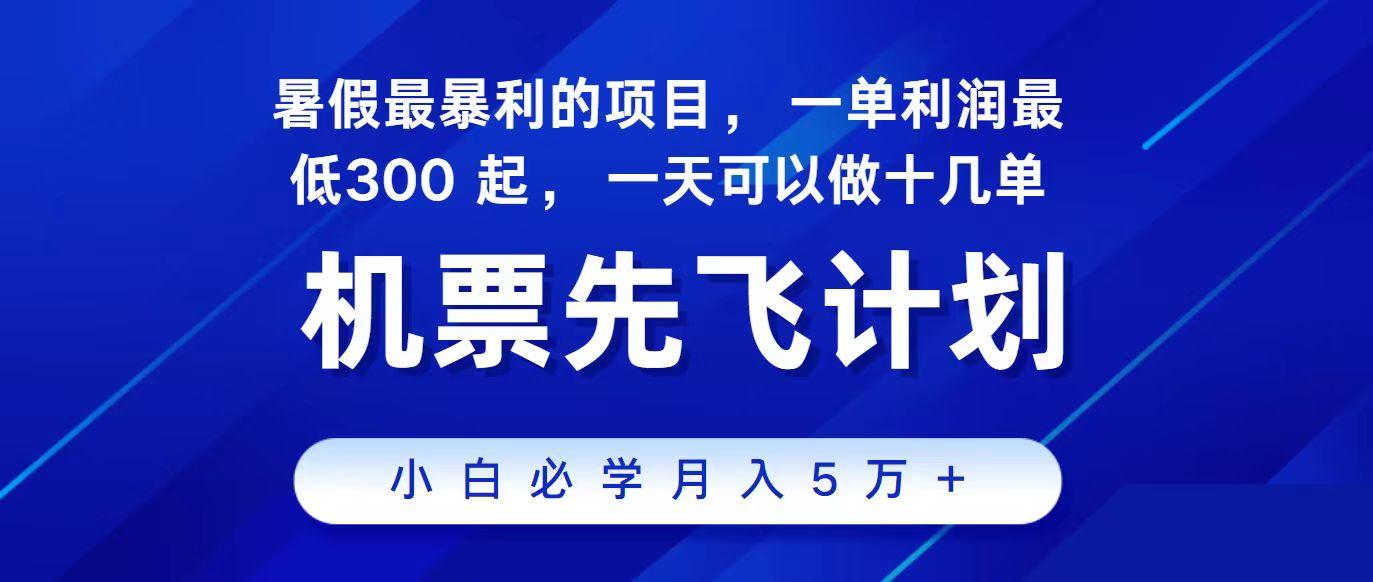 2024最新项目冷门暴利，整个暑假都是高爆发期，一单利润300+，每天可批量操作十几单-小艾项目网