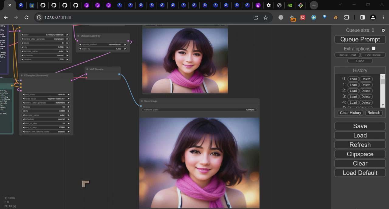 图片[2]-ComfyUI 利用 Stable Diffusion 学习AI GUI 工作流程教程-中英字幕-小艾项目网