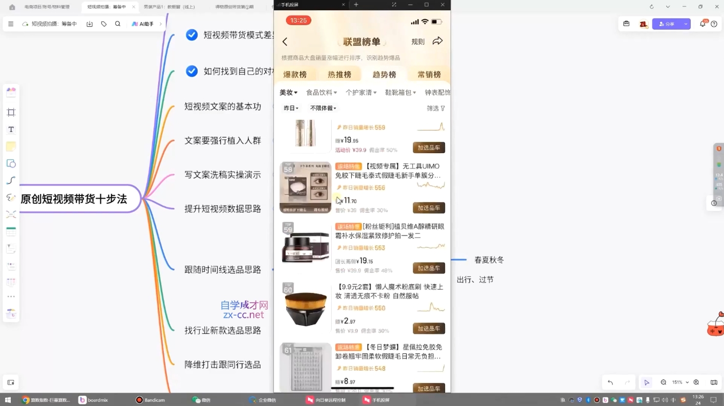 原创短视频带货10步法-小艾项目网