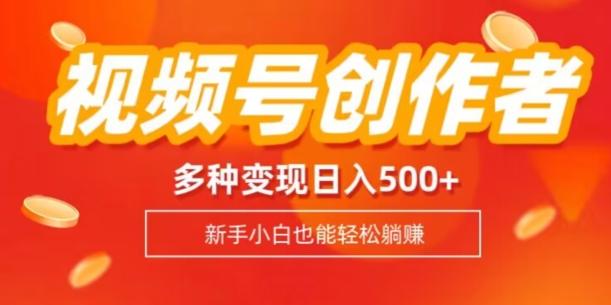 视频号创作者计划，多种变现方式，日入500+【内附1080g视频素材】-小艾项目网