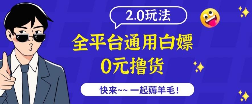 外面收费2980的全平台通用白嫖撸货项目2.0玩法【仅揭秘】-小艾项目网
