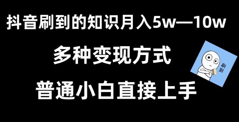 抖音刷到的知识，每天只需2小时，日入2000+，暴力变现，普通小白直接上手【揭秘】-小艾项目网
