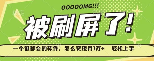 一个谁都会的软件，怎么变现月1万+轻松上手-小艾项目网