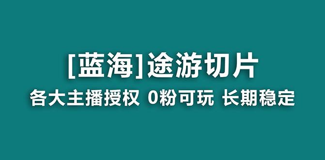 抖音途游切片，龙年第一个蓝海项目，提供授权和素材，长期稳定，月入过万-小艾项目网