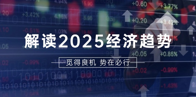 解读2025经济趋势、美股、A港股等资产前景判断，助您抢先布局未来投资-小艾项目网