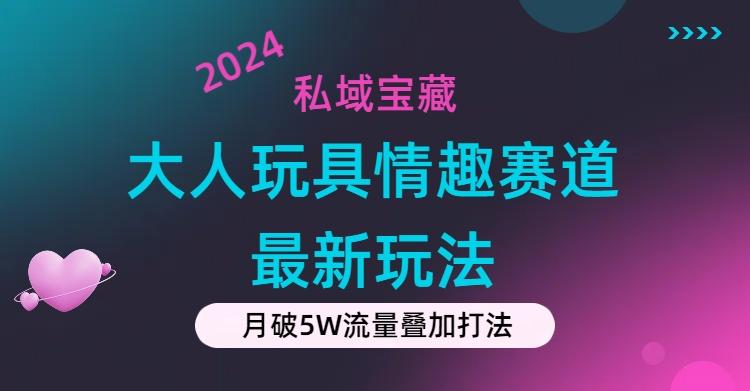 私域宝藏：大人玩具情趣赛道合规新玩法，零投入，私域超高流量成单率高-小艾项目网