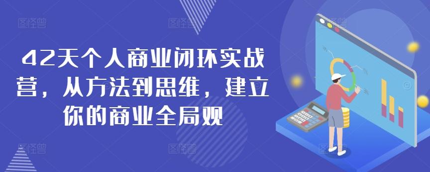 42天个人商业闭环实战营，从方法到思维，建立你的商业全局观-小艾项目网
