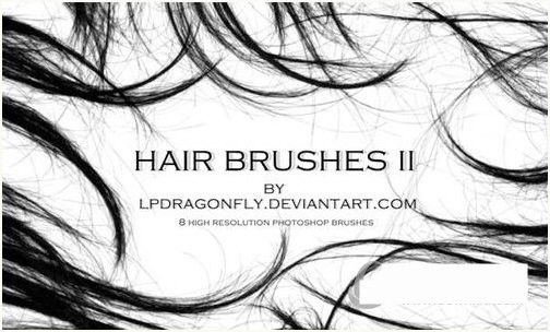 PS发丝笔刷-小艾项目网