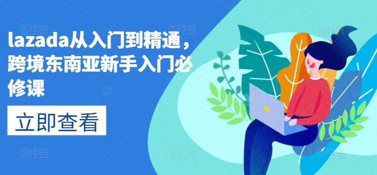 lazada从入门到精通，跨境东南亚新手入门必修课-小艾项目网
